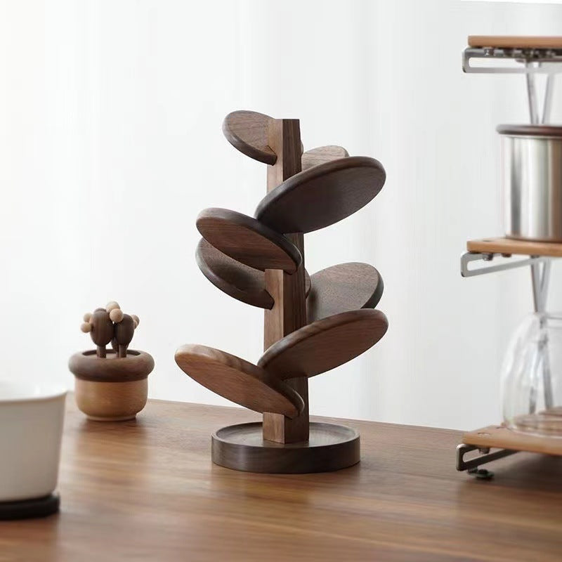 Black Walnut™ Tree Coaster Set