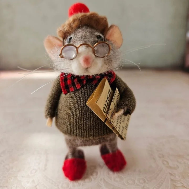 WhiskerWool - Needle Felted Mouse