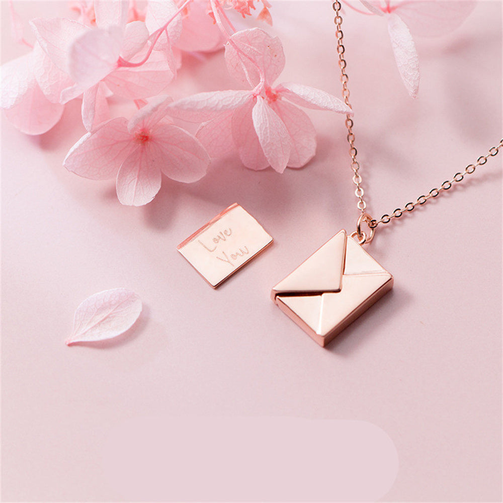 "Love You"Letter Envelope Locket Necklace-MOTHER DAY SPECIAL OFFER 50% OFF