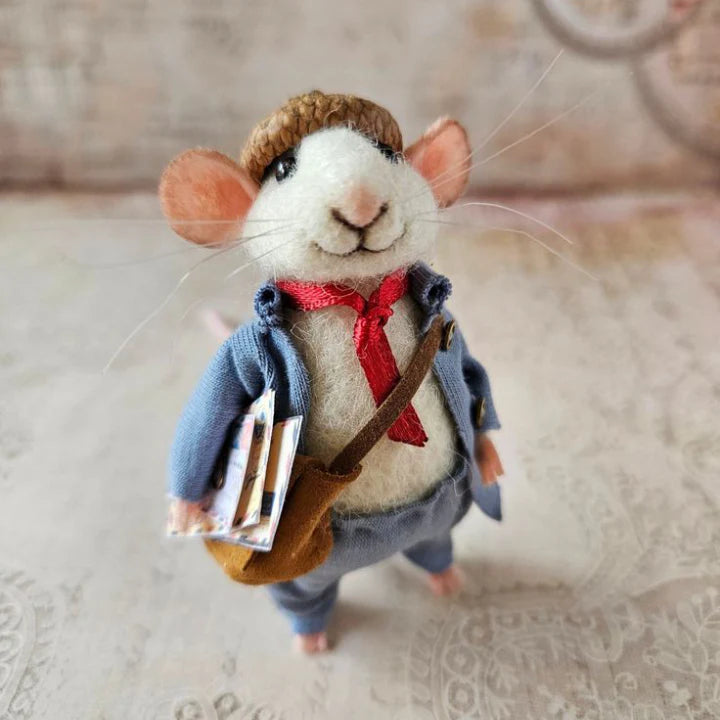 WhiskerWool - Needle Felted Mouse