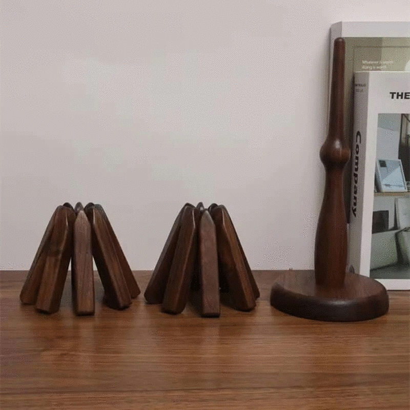 wooden table mat