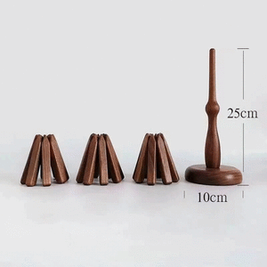 wooden table mat