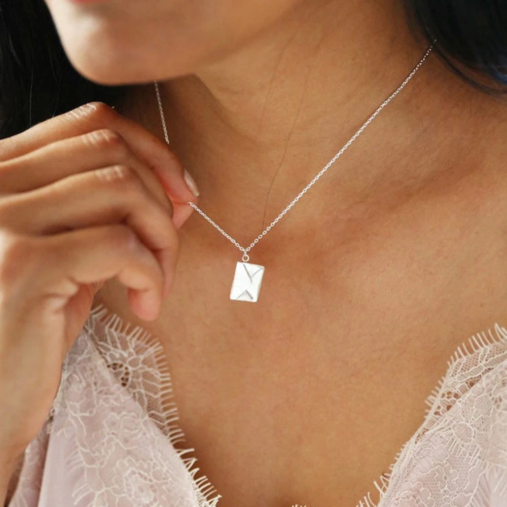 "Love You"Letter Envelope Locket Necklace-MOTHER DAY SPECIAL OFFER 50% OFF