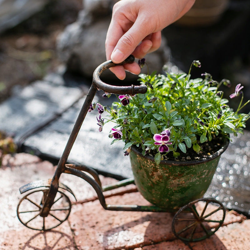 Retro Bicycle Flower Pot