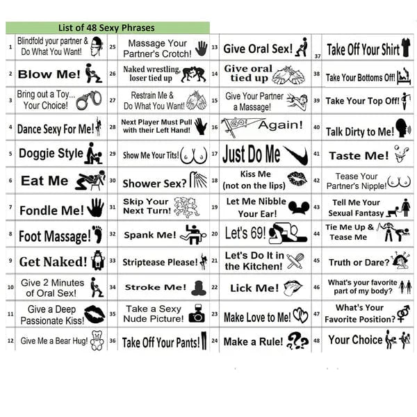 Passion Tower-Naughty Jenga