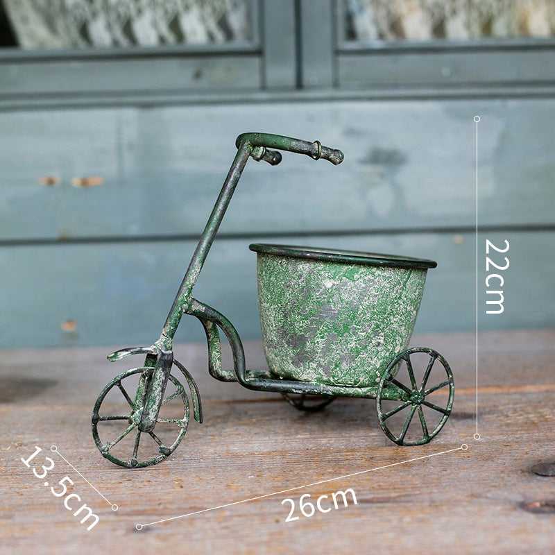 Retro Bicycle Flower Pot