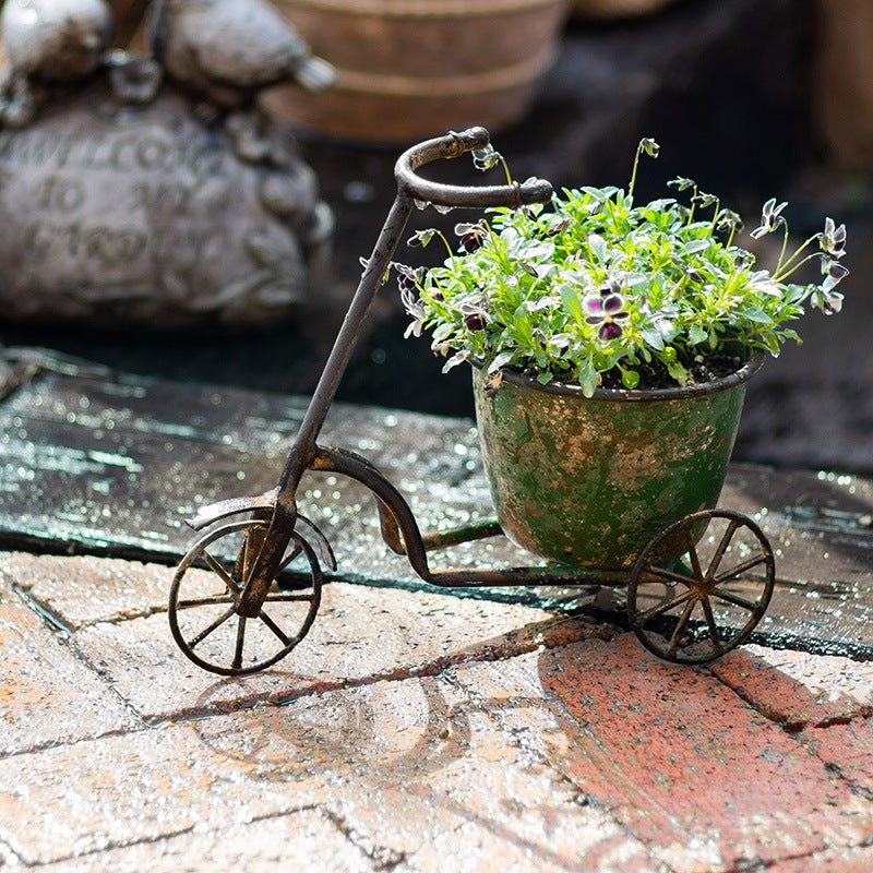 Retro Bicycle Flower Pot