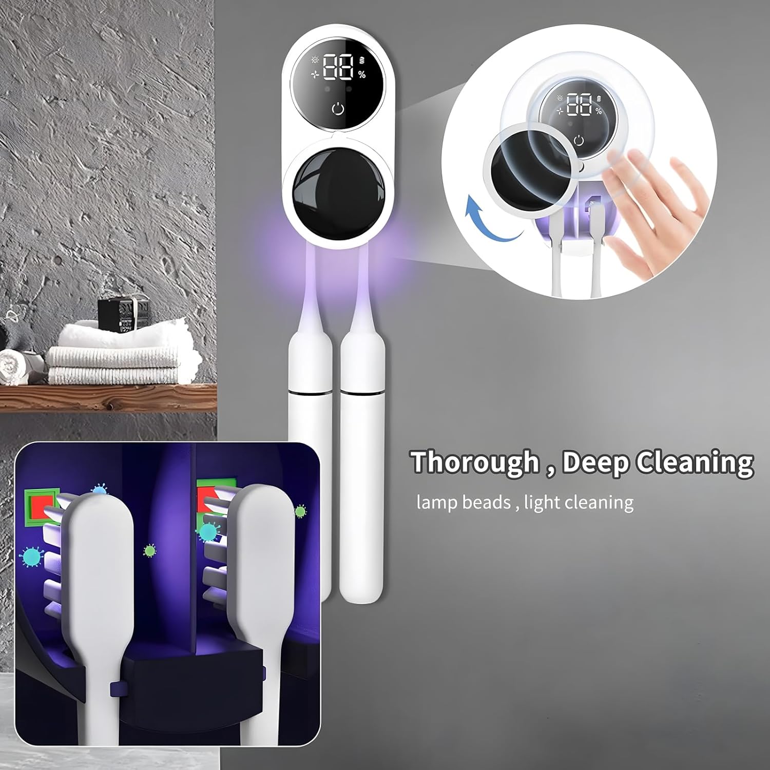 FreshGuard - Portable UV Toothbrush Sanitizer