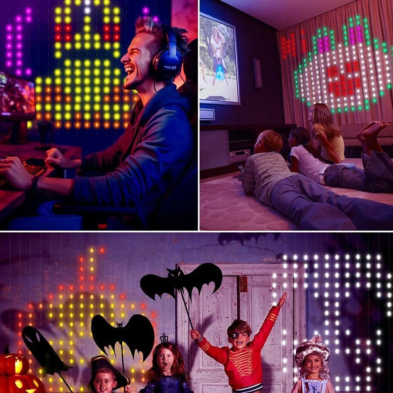 🔥2024 Hot Sale🔥Color Waves LED Curtain Sync Lights