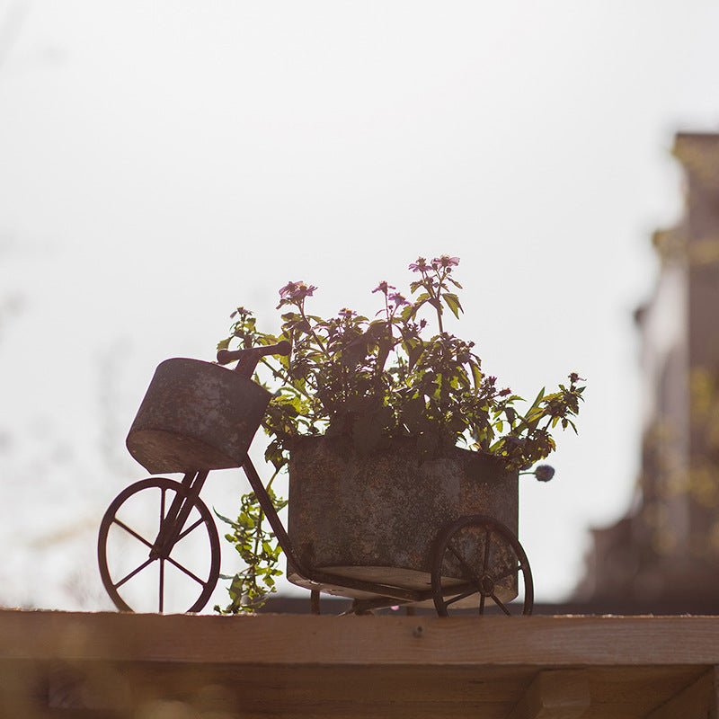 Retro Bicycle Flower Pot