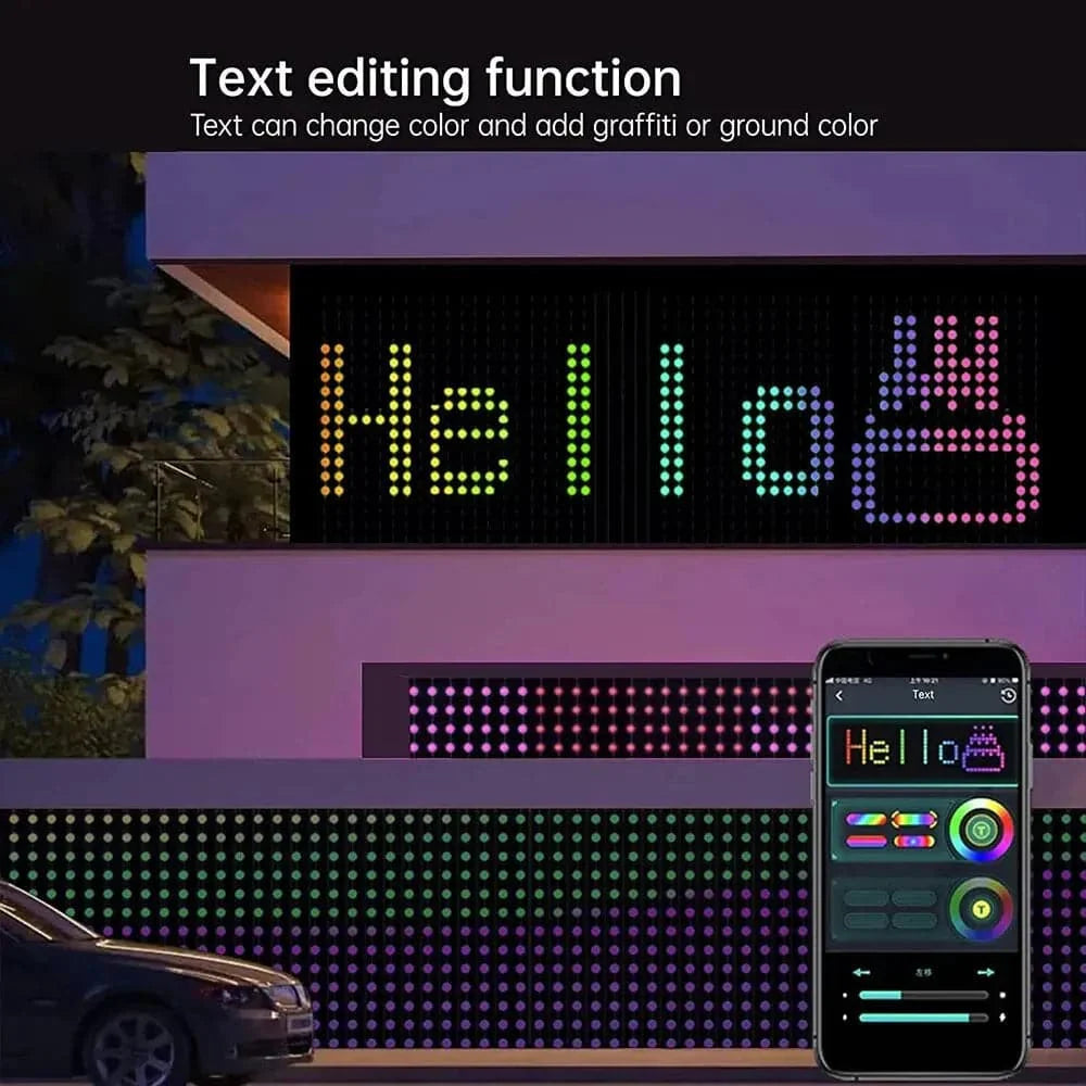 🔥2024 Hot Sale🔥Color Waves LED Curtain Sync Lights