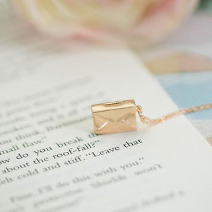 "Love You"Letter Envelope Locket Necklace-MOTHER DAY SPECIAL OFFER 50% OFF
