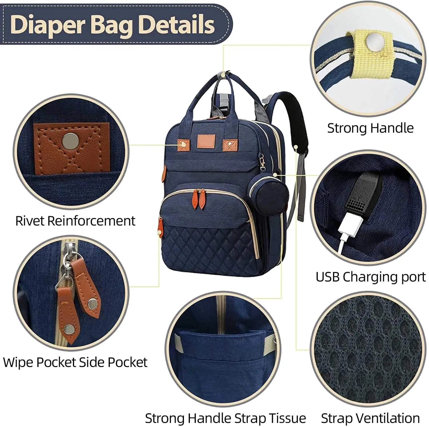 Changing Diaper Backpack