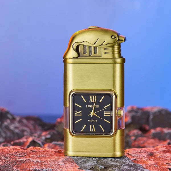 Windproof Vintage Dual Flame Lighter: Ignite Elegance and Power