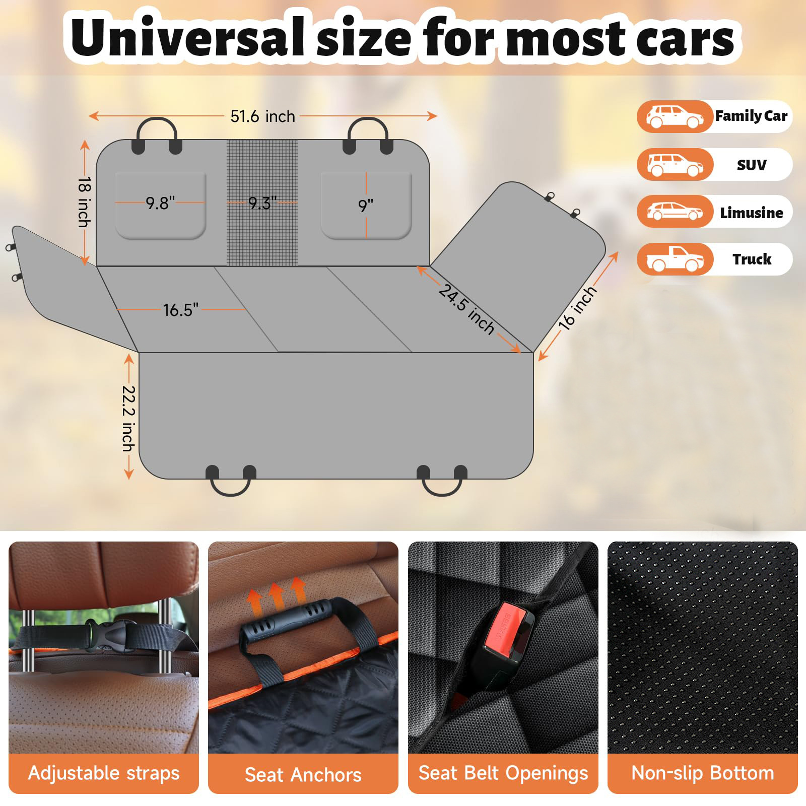 EzDogSeater™-Dog Car Seat Extender