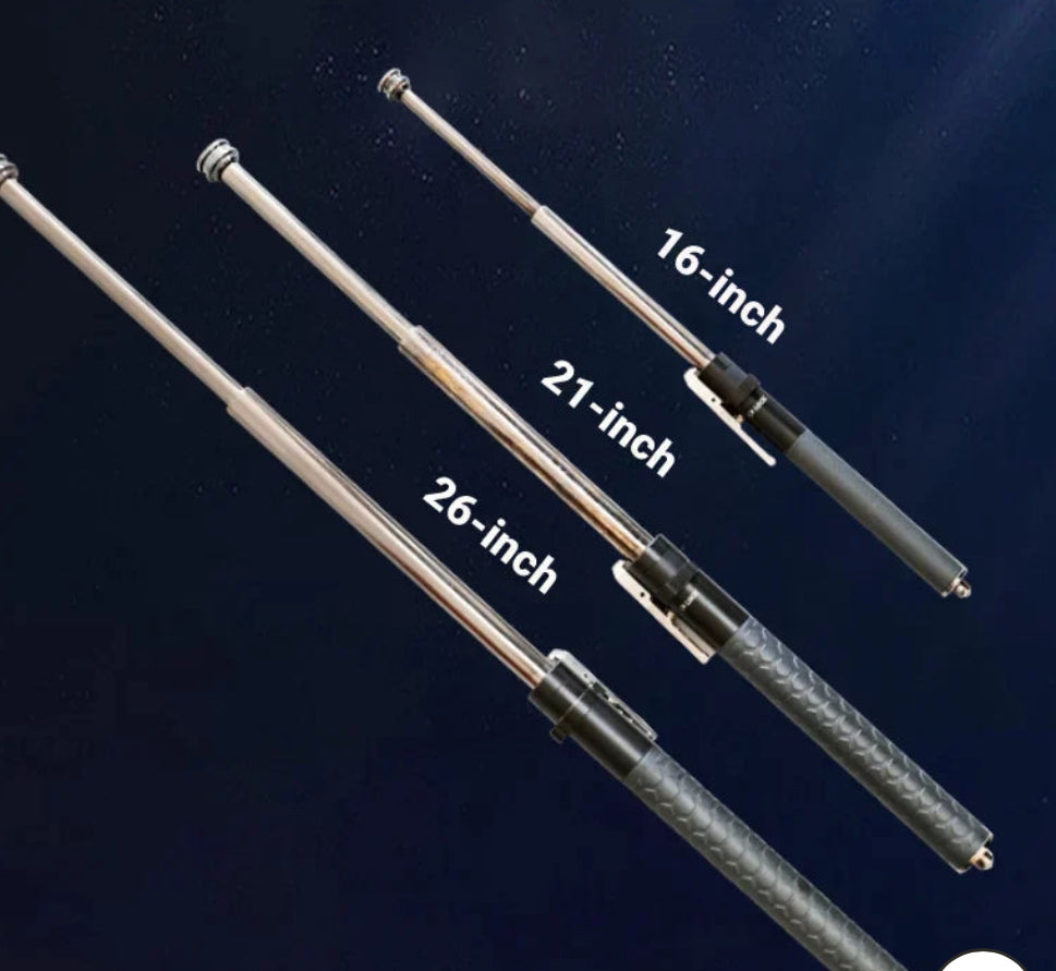 THE RETRACTABLE SELF-DEFENSE HIKING STICK
