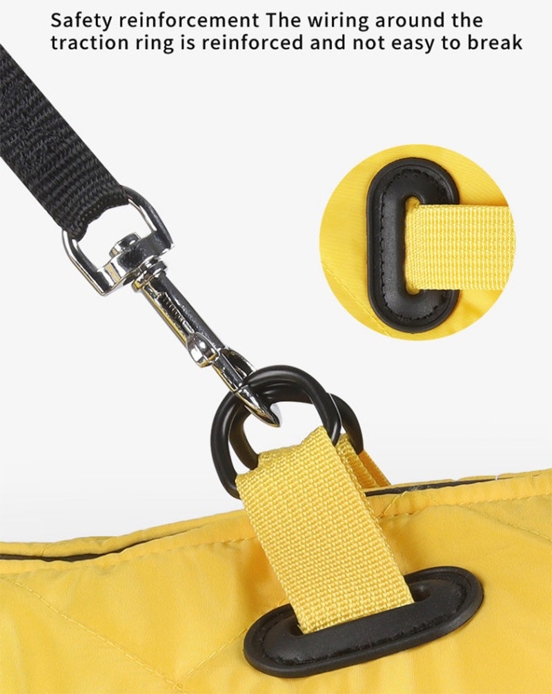 Turtleneck Reflective Waterproof Winter Coat for Large Breed Dog