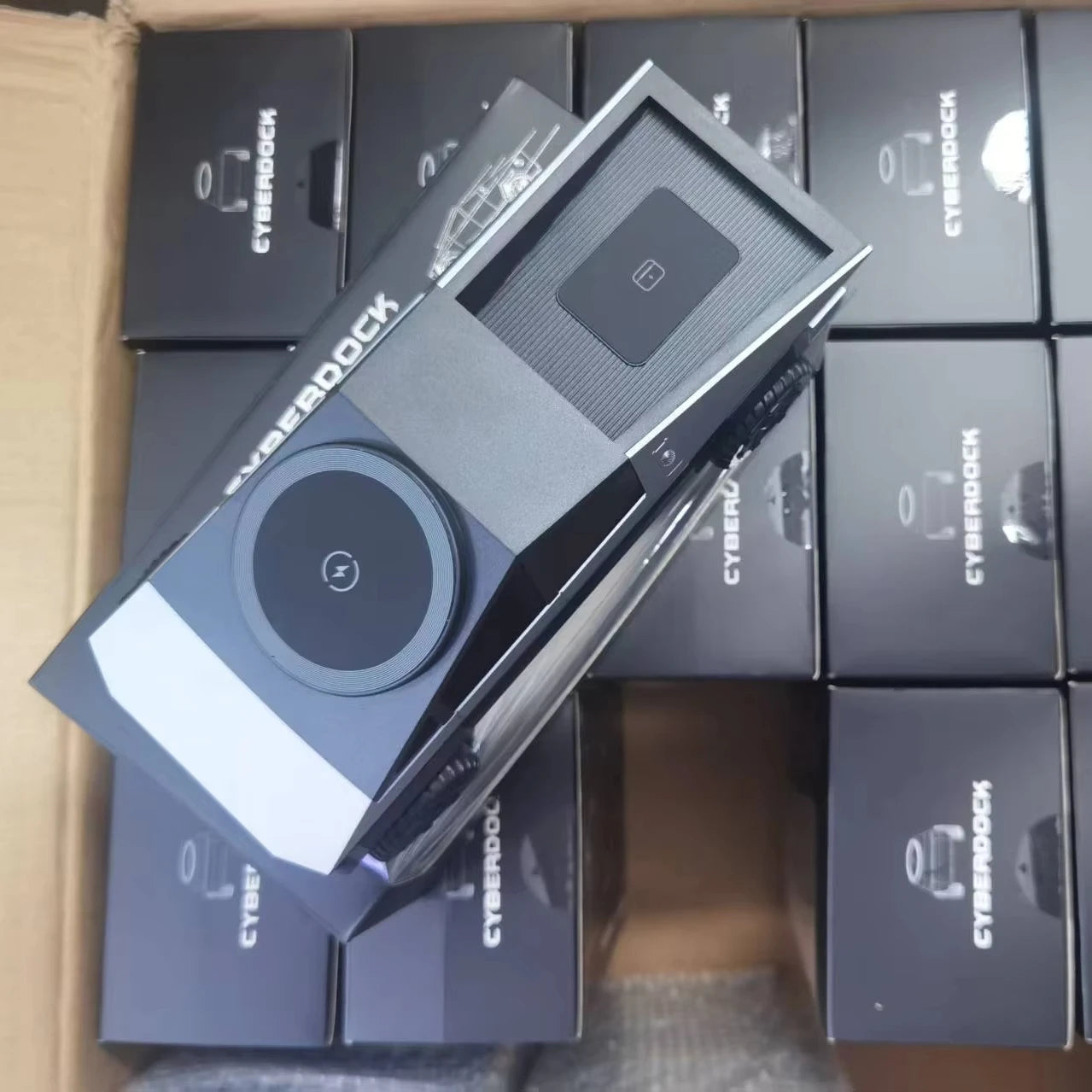 CyberDock™ 15W Fast Wireless Charger for iPhone, AirPods, & Apple Watch