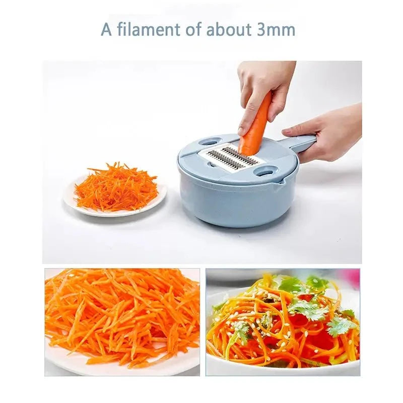 EZ Tech-Life™ Multifunction Vegetable Slicer 2.0