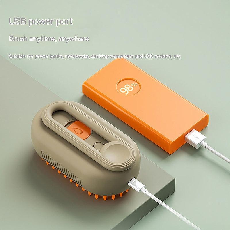 EzSteamy™ Pet Brush - Pet Electric Spray Massage