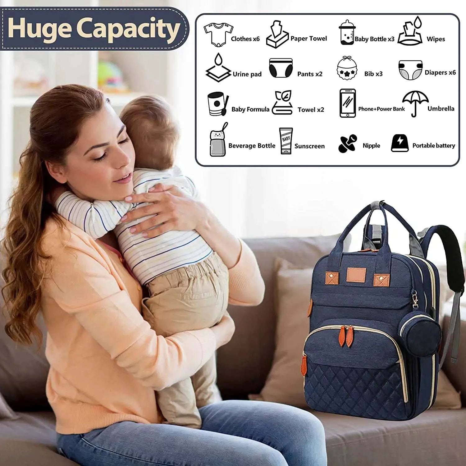 Changing Diaper Backpack