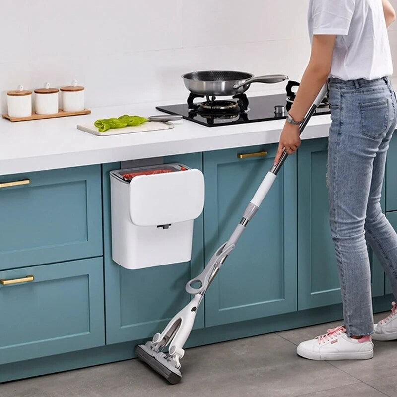 ClipClean Space-Saving Hanging Trash Bin