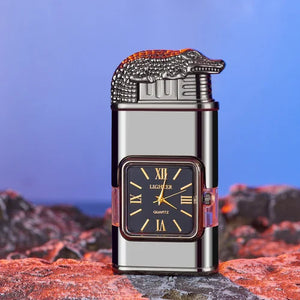 Windproof Vintage Dual Flame Lighter: Ignite Elegance and Power
