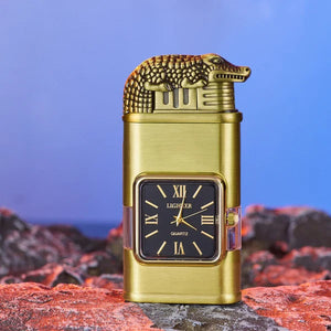 Windproof Vintage Dual Flame Lighter: Ignite Elegance and Power