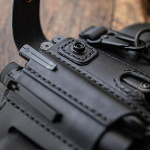 Men's Genuine Leather EDC Belt Loop Waist Outdoor Multitool Sheath