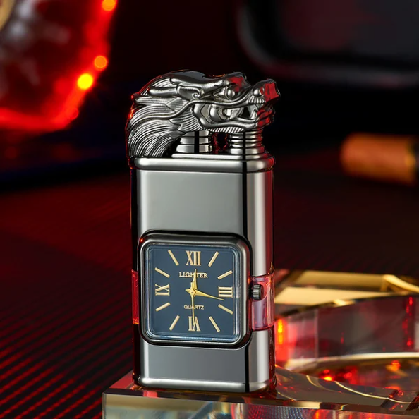 Windproof Vintage Dual Flame Lighter: Ignite Elegance and Power