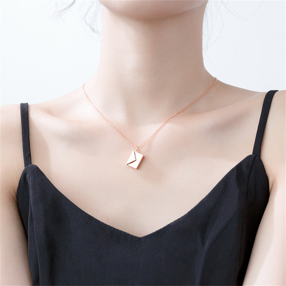 "Love You"Letter Envelope Locket Necklace-MOTHER DAY SPECIAL OFFER 50% OFF