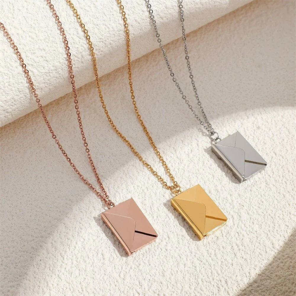 "Love You"Letter Envelope Locket Necklace-MOTHER DAY SPECIAL OFFER 50% OFF
