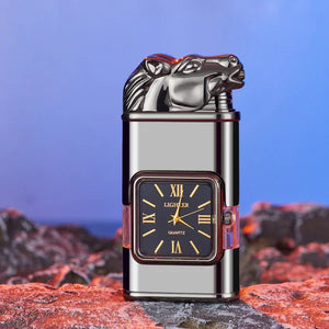 Windproof Vintage Dual Flame Lighter: Ignite Elegance and Power