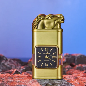 Windproof Vintage Dual Flame Lighter: Ignite Elegance and Power