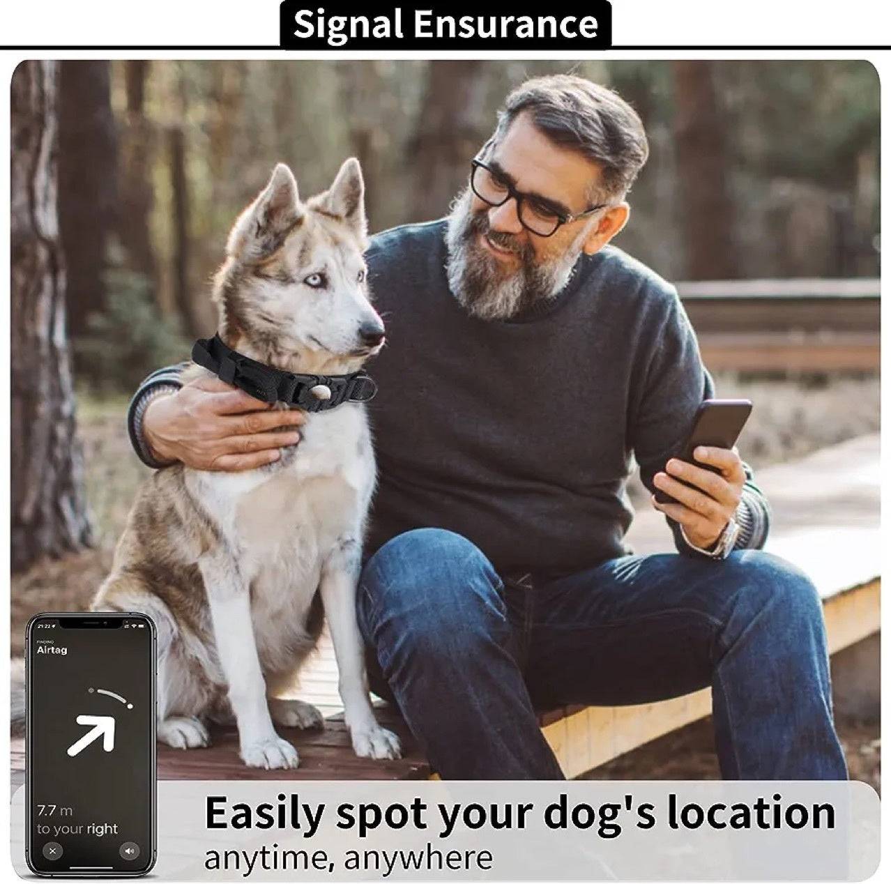PetTrack™ AirTag Collar