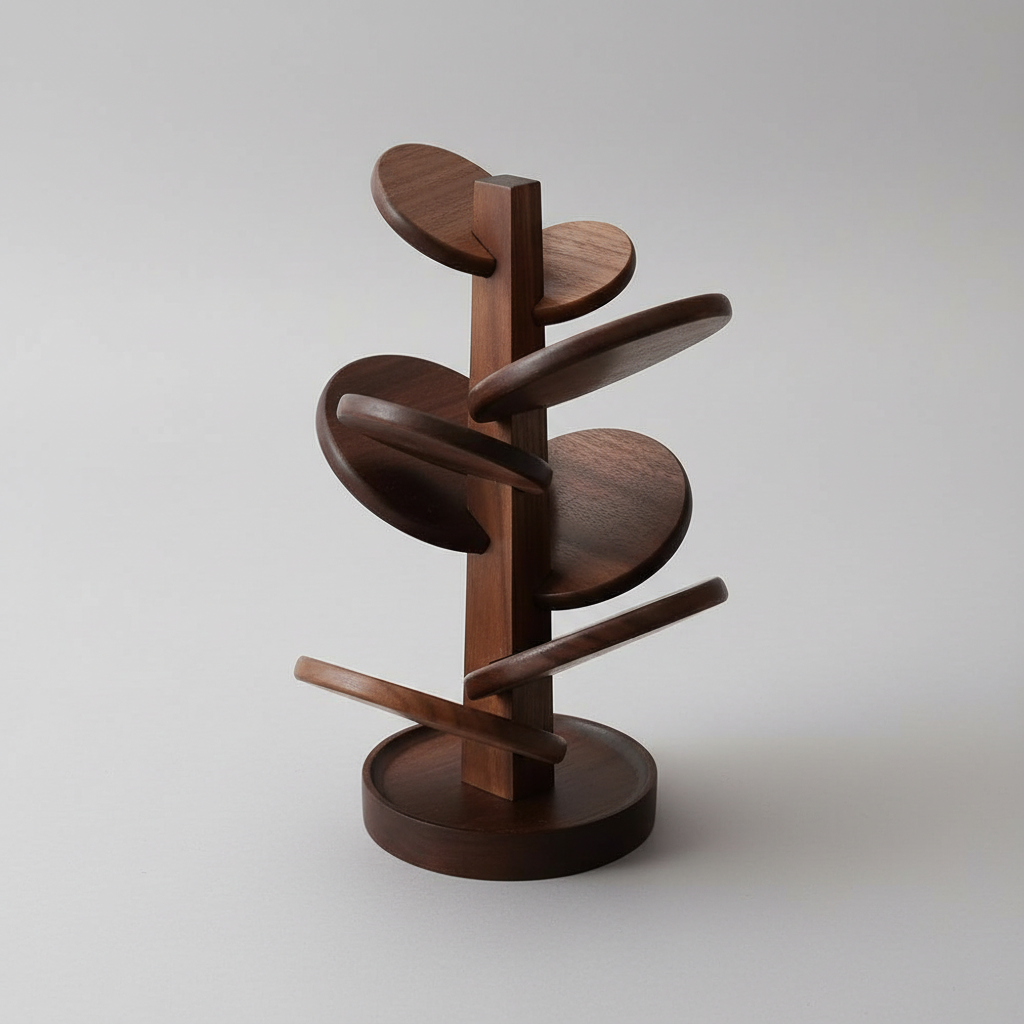 Black Walnut™ Tree Coaster Set