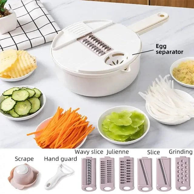 EZ Tech-Life™ Multifunction Vegetable Slicer 2.0
