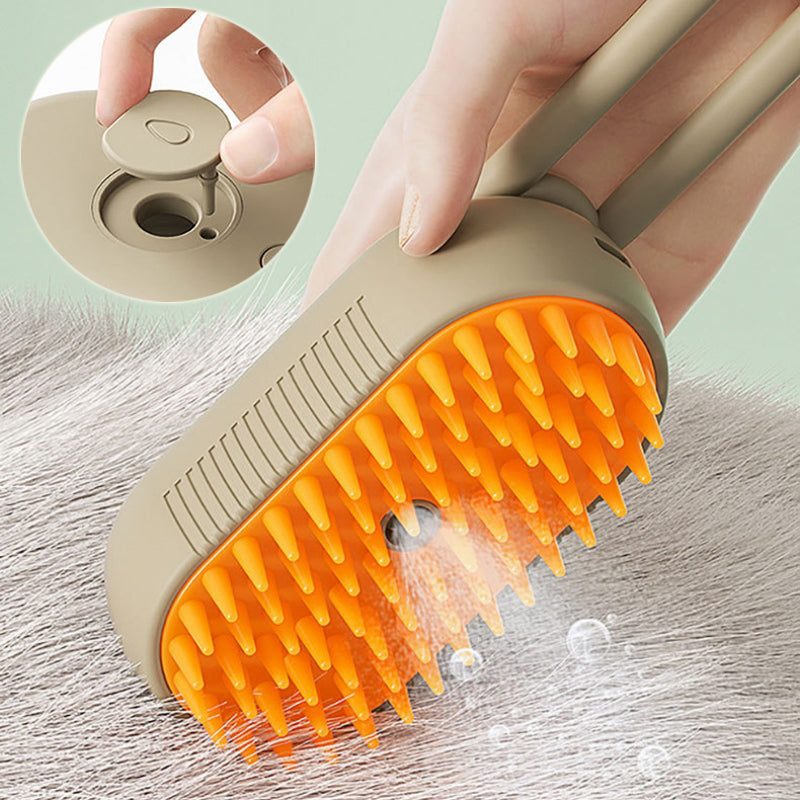 EzSteamy™ Pet Brush - Pet Electric Spray Massage