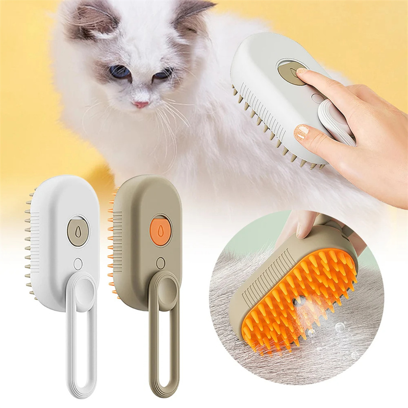 EzSteamy™ Pet Brush - Pet Electric Spray Massage
