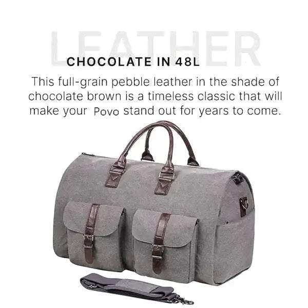 Convertible Duffle bag Grey