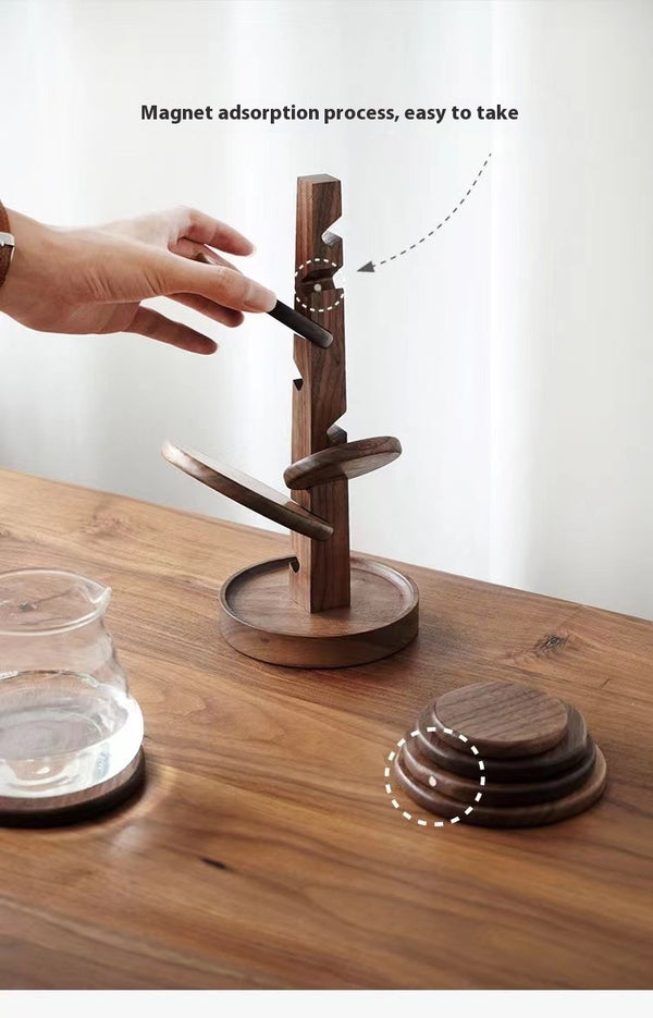 Walnut Tree Coaster Set